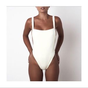FAE Swim Ivory “Lima” Swimsuit - Tags On